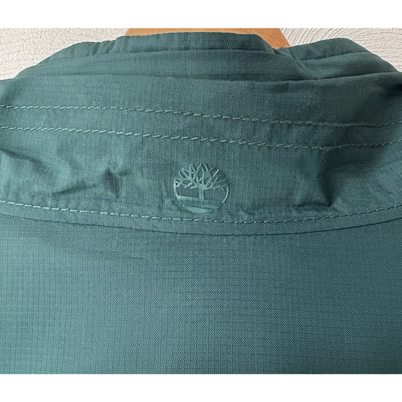 TIMBERLAND Men's XXL Fleece Lined Full Zip Windbreaker Waterproof Outdoor - Picture 8 of 15